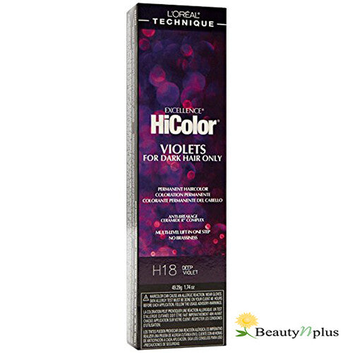 Hair Color for Dark Hair, Professional Permanent Creme - 1.74oz (6 Pack)