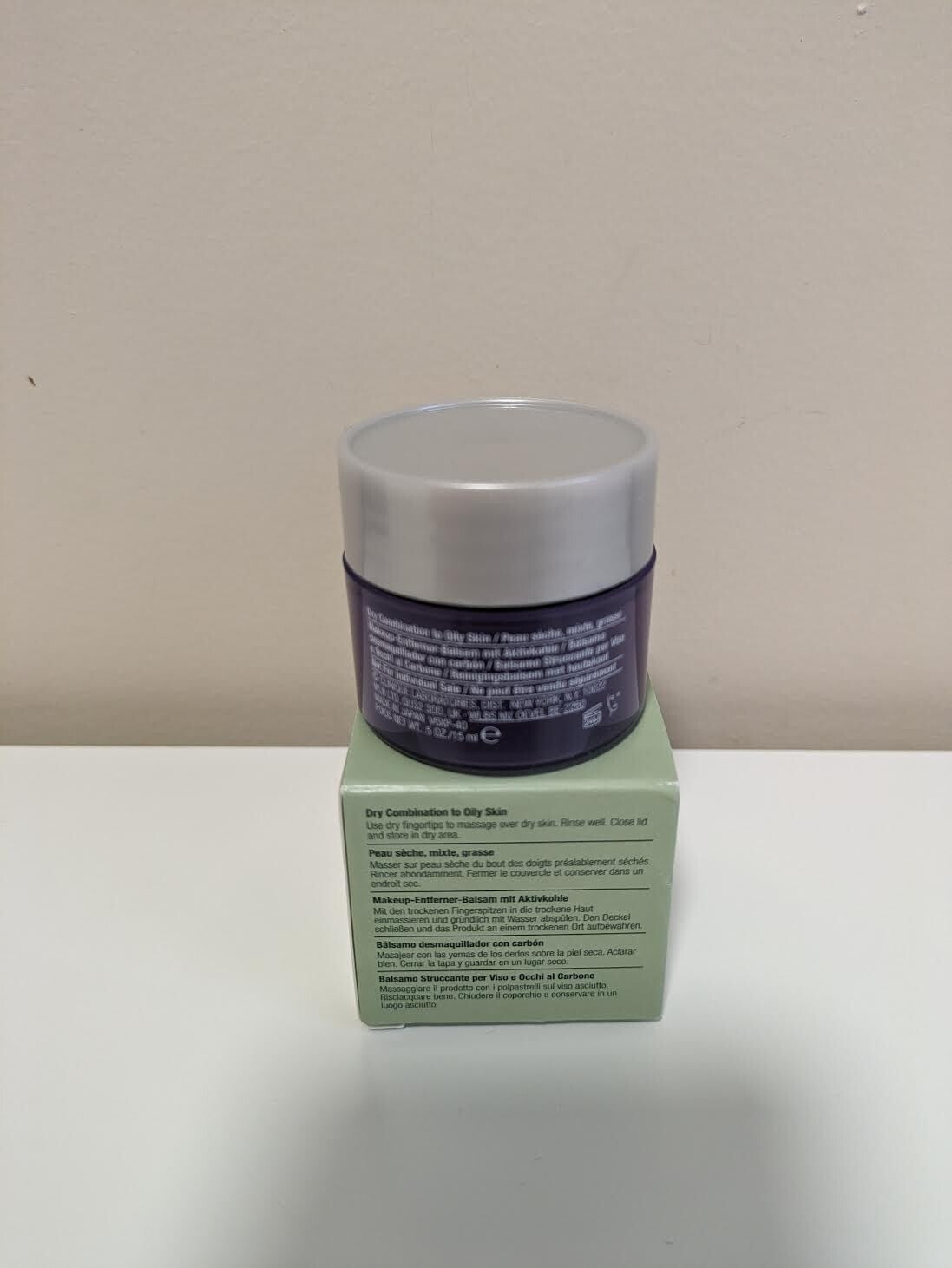 Clinique Charcoal Cleansing Balm Travel Size 0.5 oz - Makeup Remover