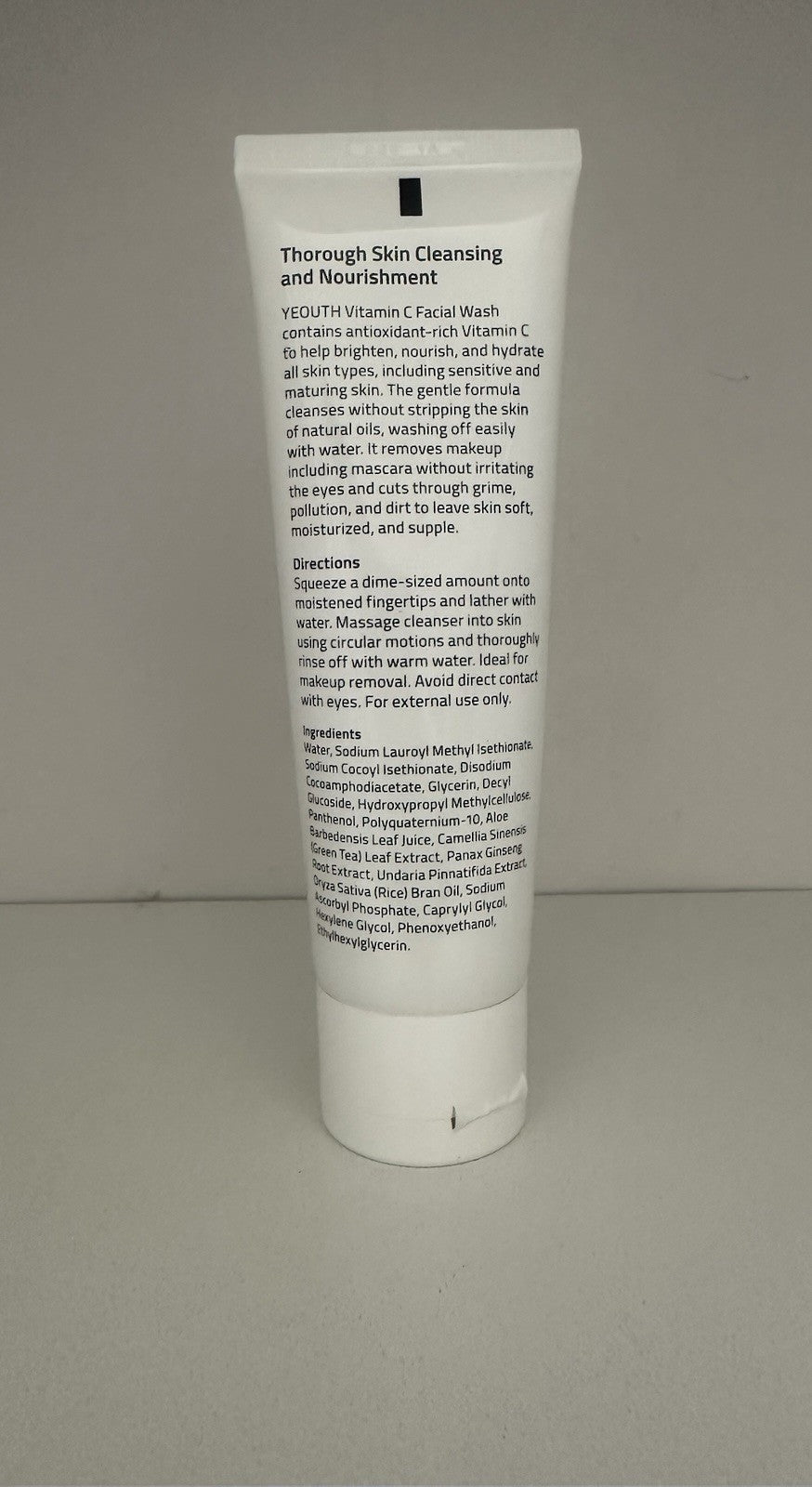 Vitamin C Facial Cleanser with Aloe Vera & Green Tea - 3 Fl Oz