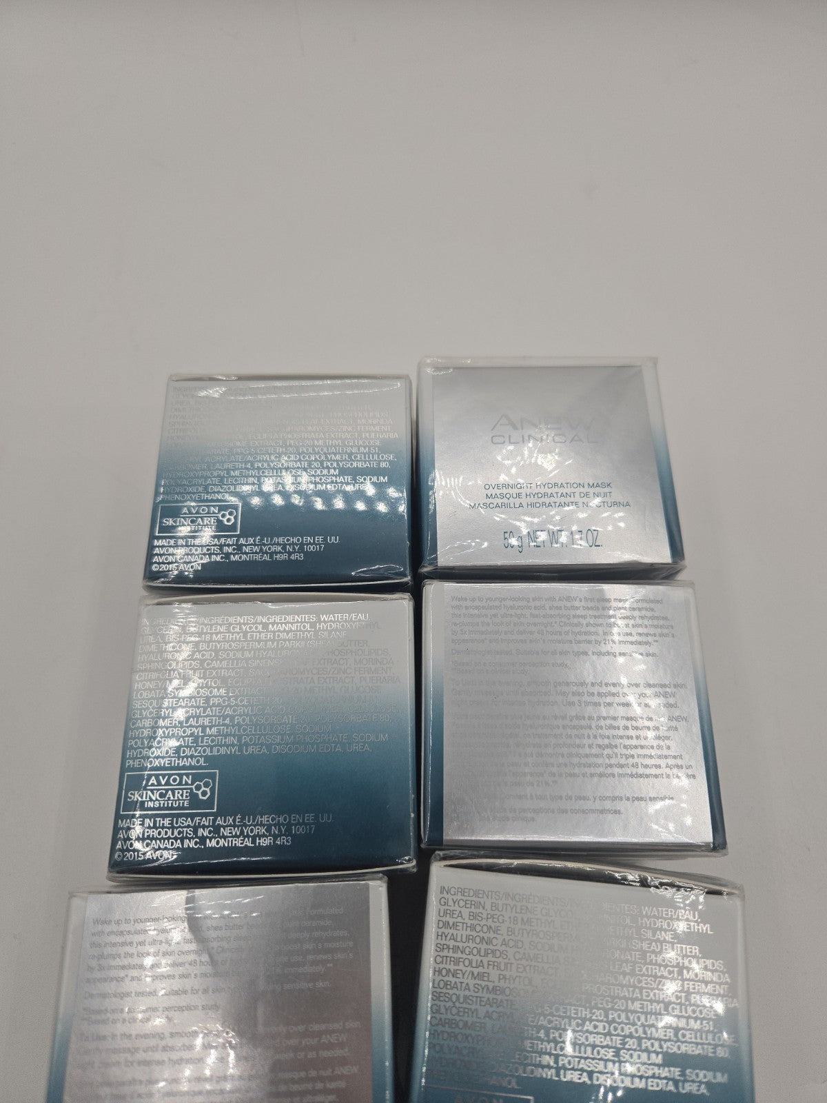 6 Pack Hydrating Overnight Face Masks - Skin Care Moisturizing Treatment