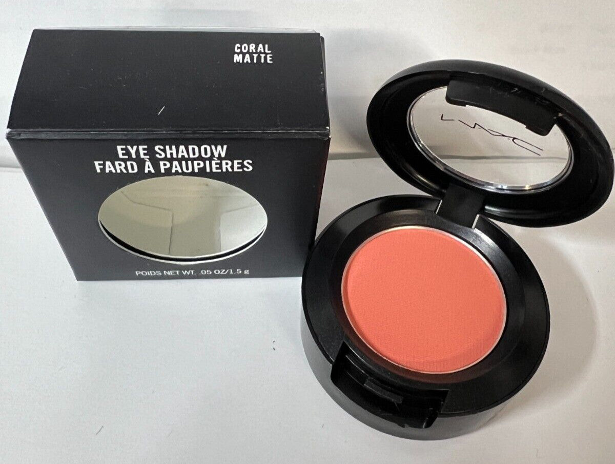 Coral Matte Eyeshadow - 1.5g, Vibrant Eye Makeup for Natural Look