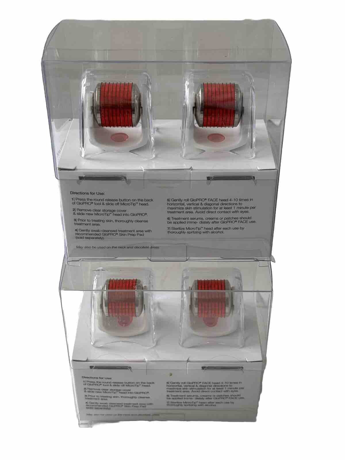 GloPro Microtip Face Replacement Heads - 4 Pack for Microdermabrasion