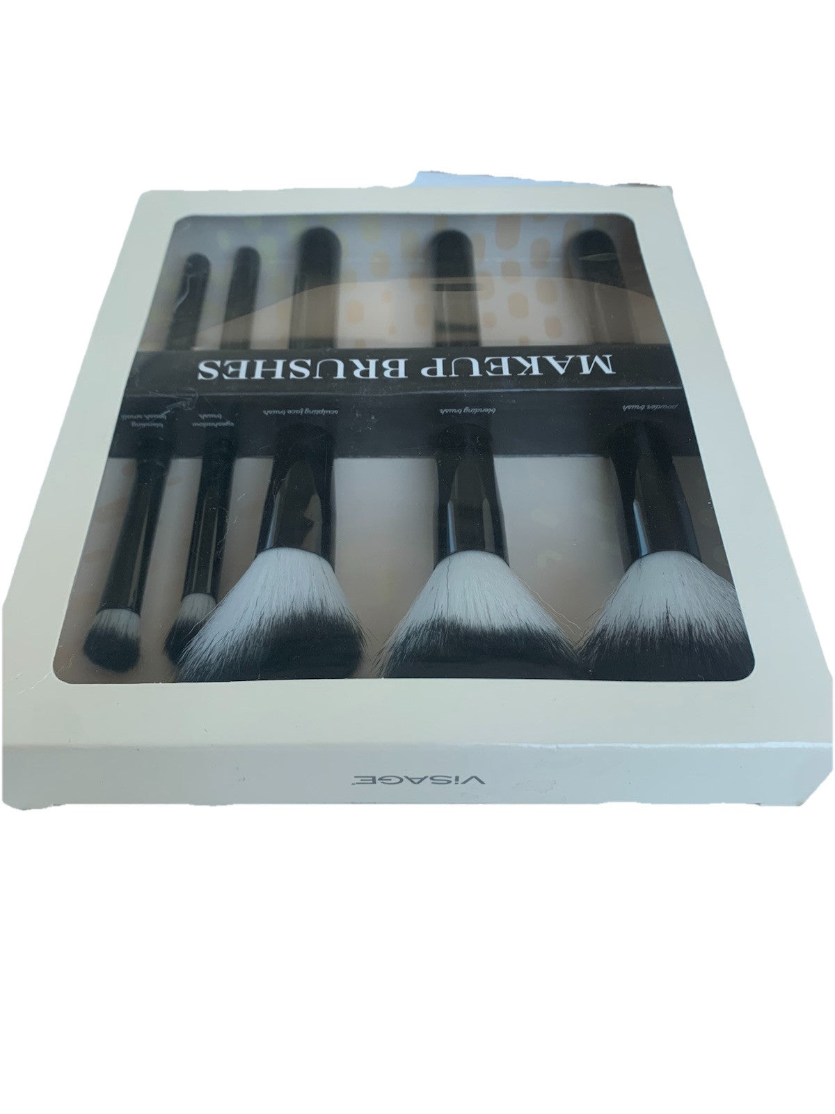 Makeup Brushes for Face Set of 5 - Powder, Eyeshadow & Sculpting Tools