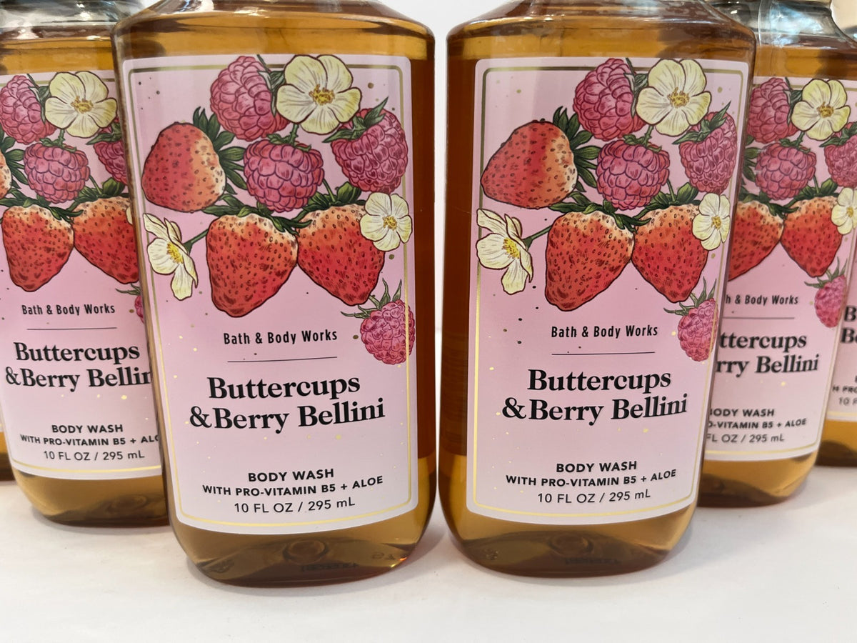 Buttercups & Berry Bellini Body Wash - 6 Pack (10 oz each)