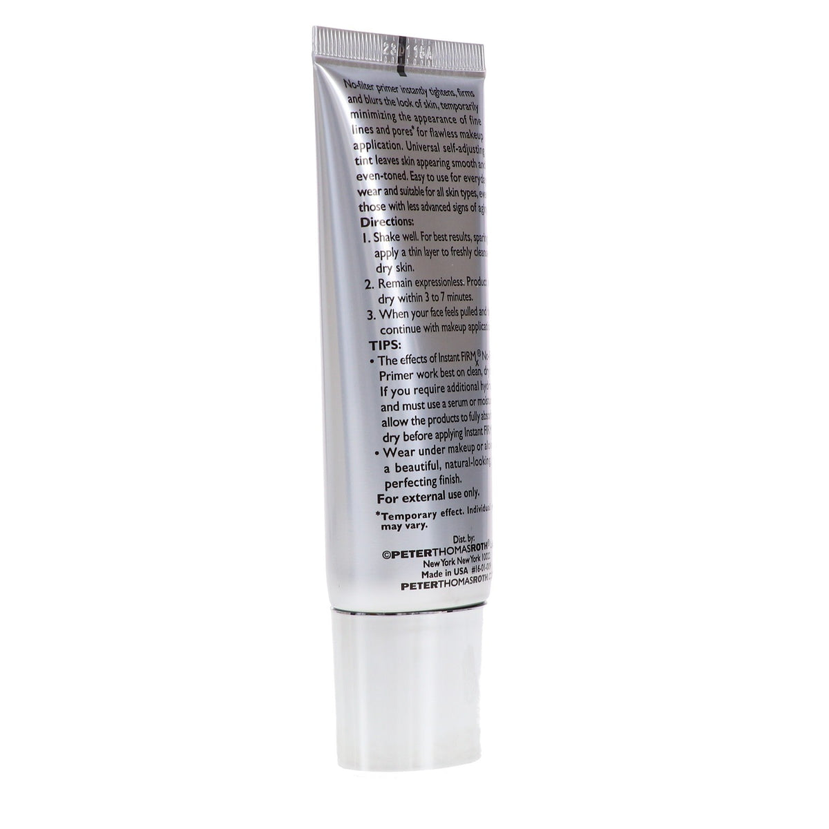 No-Filter Primer for Face - Skin Tightening & Blurring - 1 oz