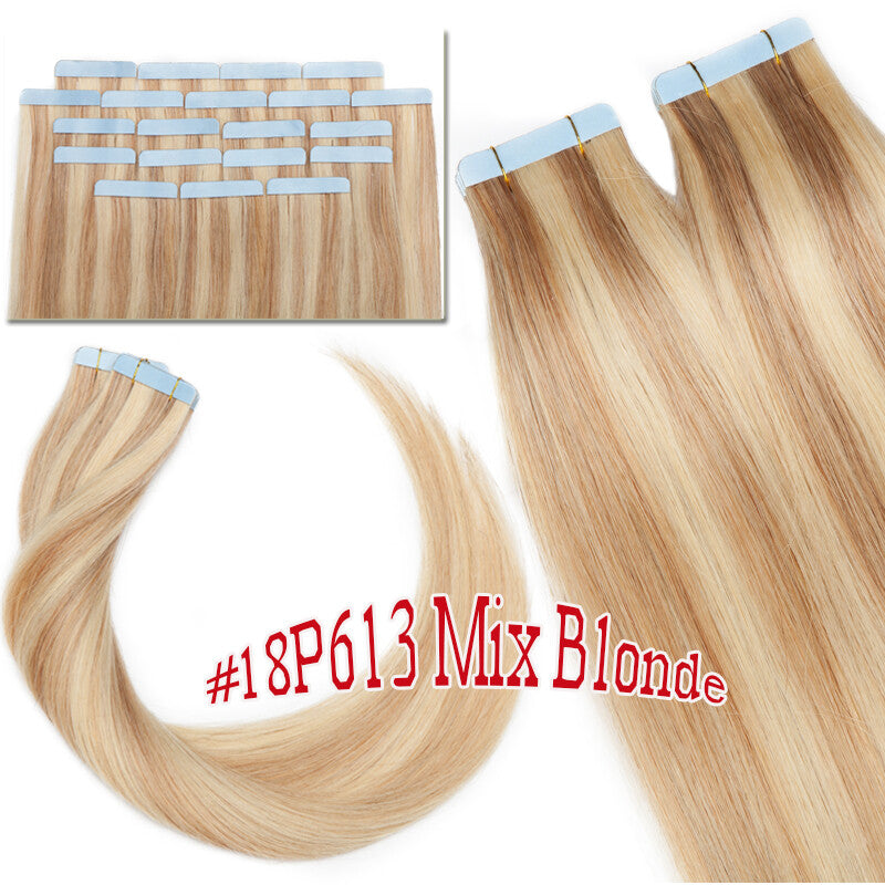 Remy Tape-In Human Hair Extensions Full Head - Thick & Natural Look