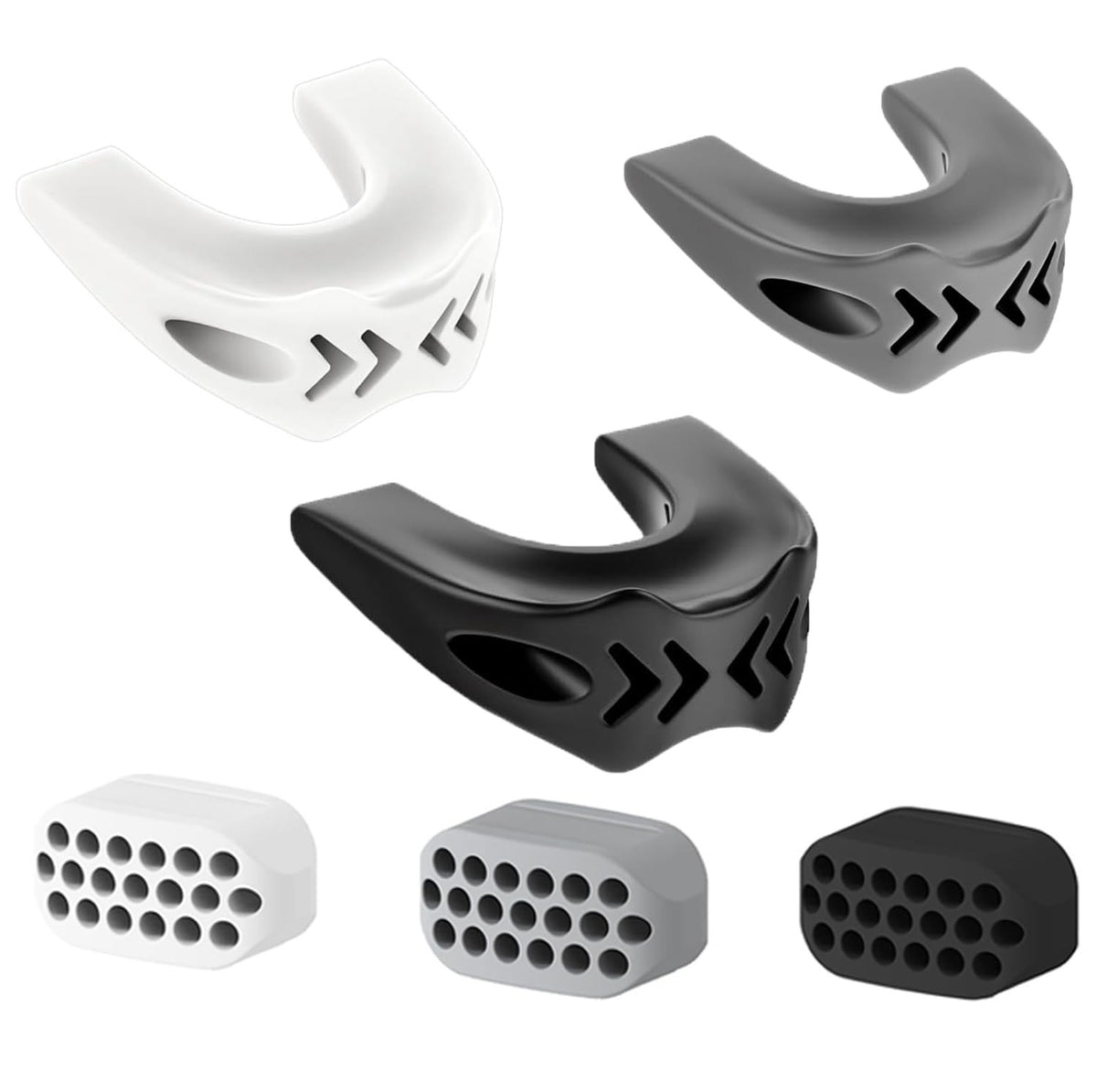 Jaw Exerciser with 3 Resistance Levels for Men & Women - Facial Tone & Slimming Device