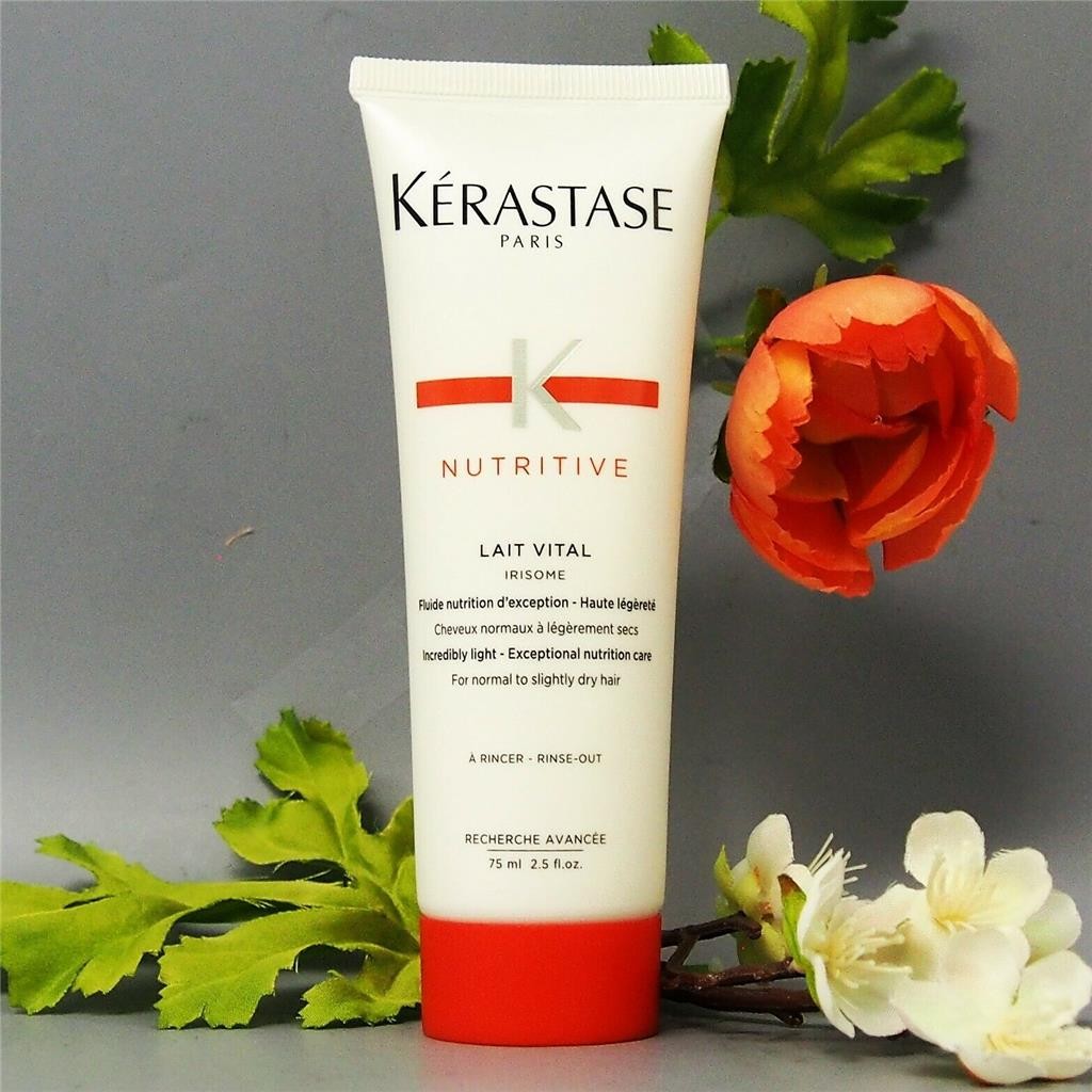 Travel Size Kerastase Nutritive Lait Vital Conditioner 75ml - Light Nourishing Hair Care