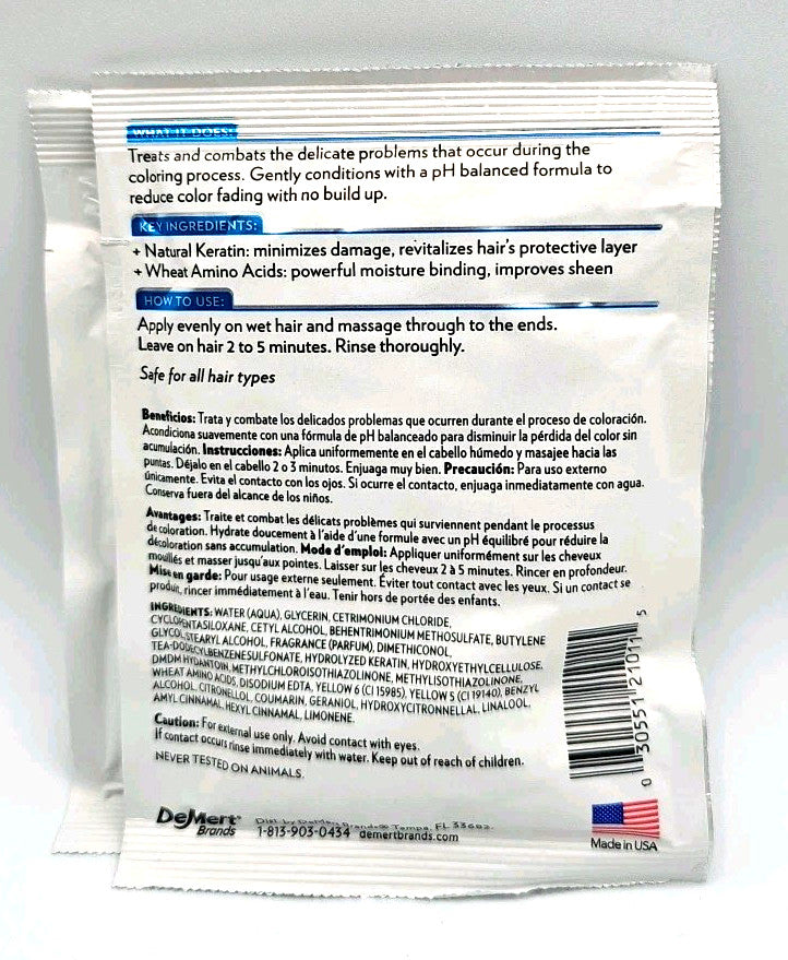 Hair Repair Treatment Packets for Damaged & Color-Treated Hair - 8 Pack 1.75oz