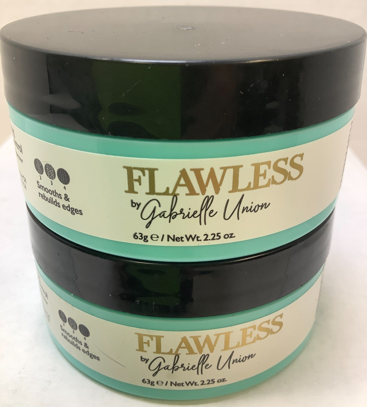 Edge Control Hair Gel for Edges Rebuilding & Smoothing - 2 Pack