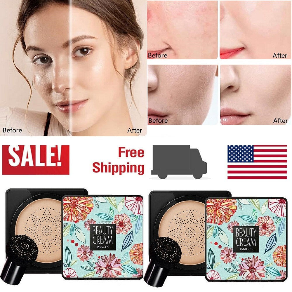 Air Cushion Mushroom Head BB Cream Concealer Makeup Foundation Set