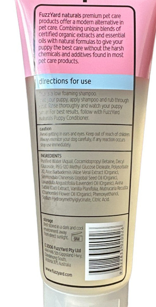 2 Pack Puppy Shampoo with Aloe Vera & Lavender – Gentle, Hypoallergenic, pH Balanced