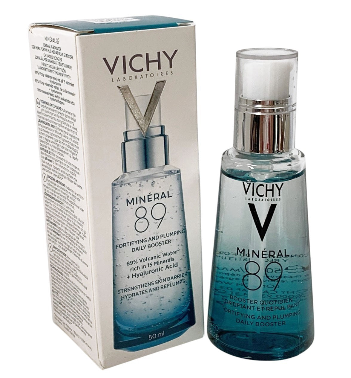 Vichy Mineral 89 Skin Fortifying Daily Booster with Hyaluronic Acid - 1.69oz