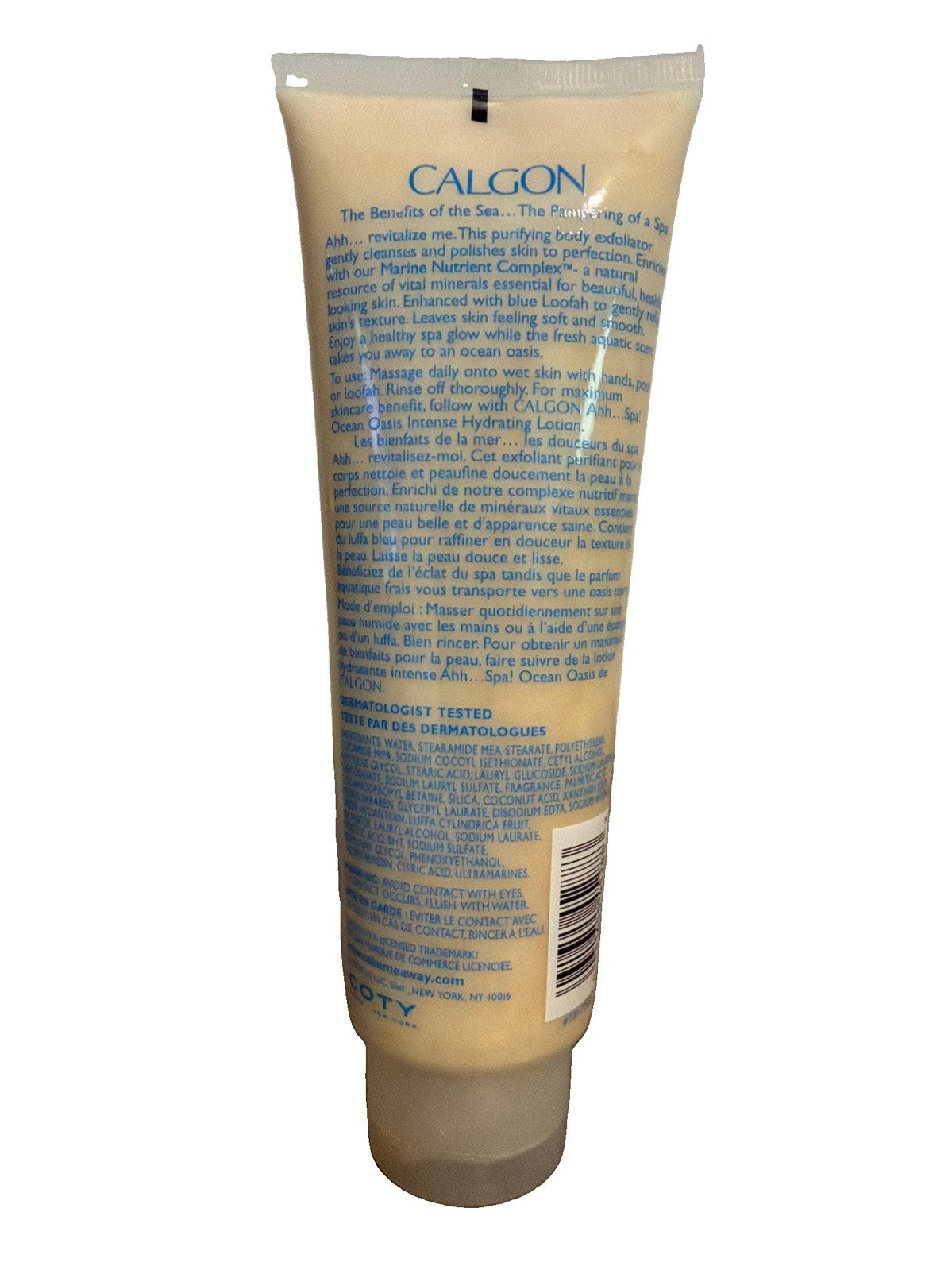 Calgon AHH SPA OCEAN OASIS Marine Nutrient Complex Loofah Daily Body