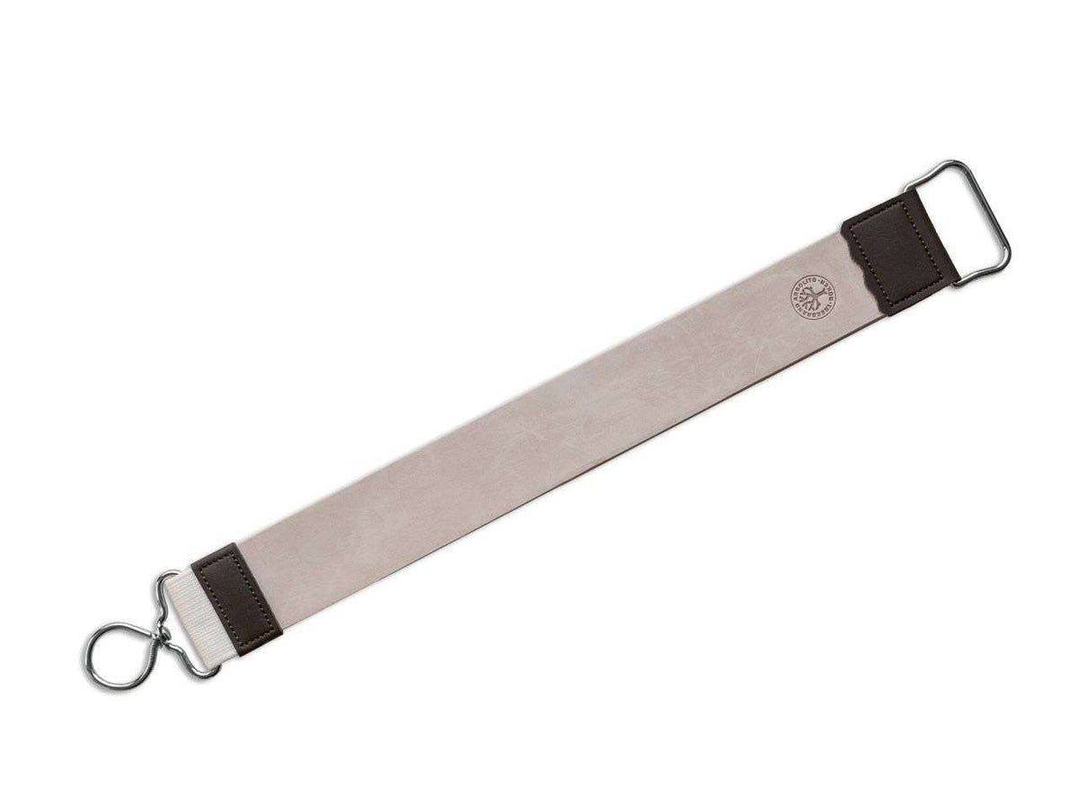 Hanging Razor Strop for Straight Razors, 4.5 cm x 30 cm, Leather with Linen Back, Boker 04BO161