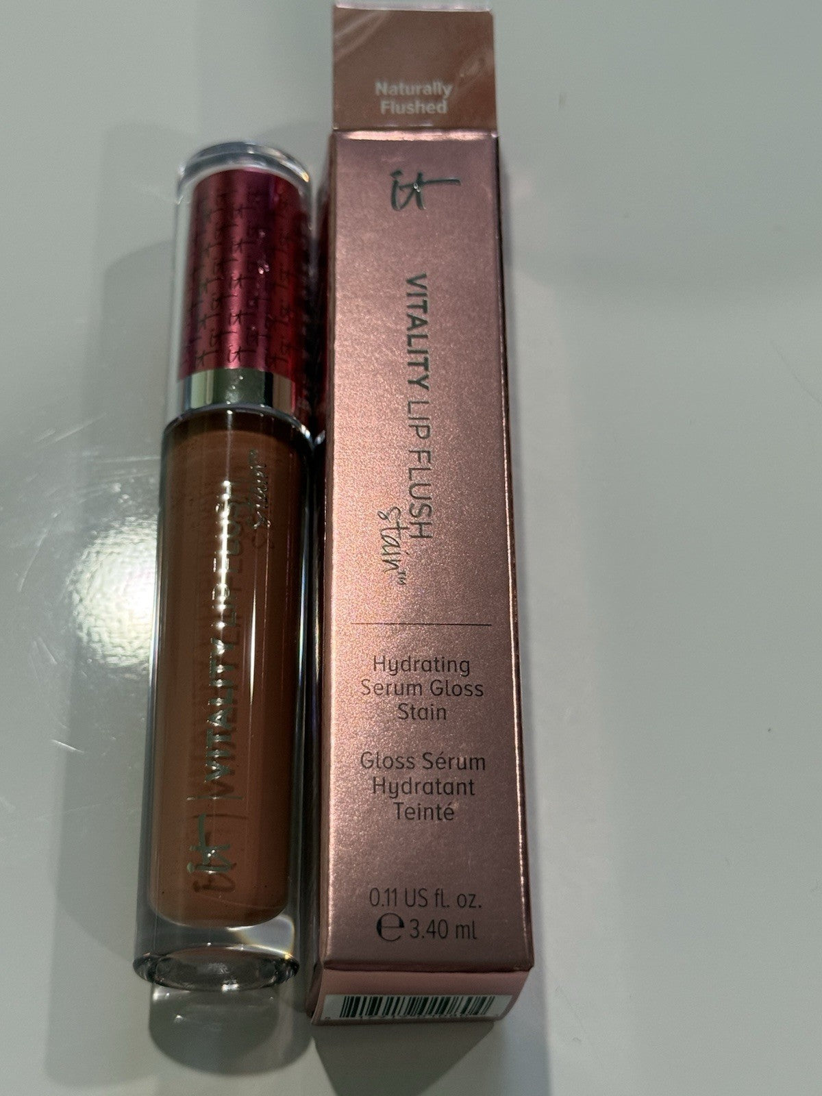 It Cosmetics Vitality Lip Flush Lip Serum & Stain in Naturally Flushed