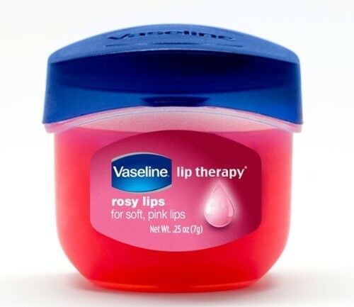 Vaseline Lip Balm Therapy Rosy Lips - Moisturizing & Healing 0.25 Oz