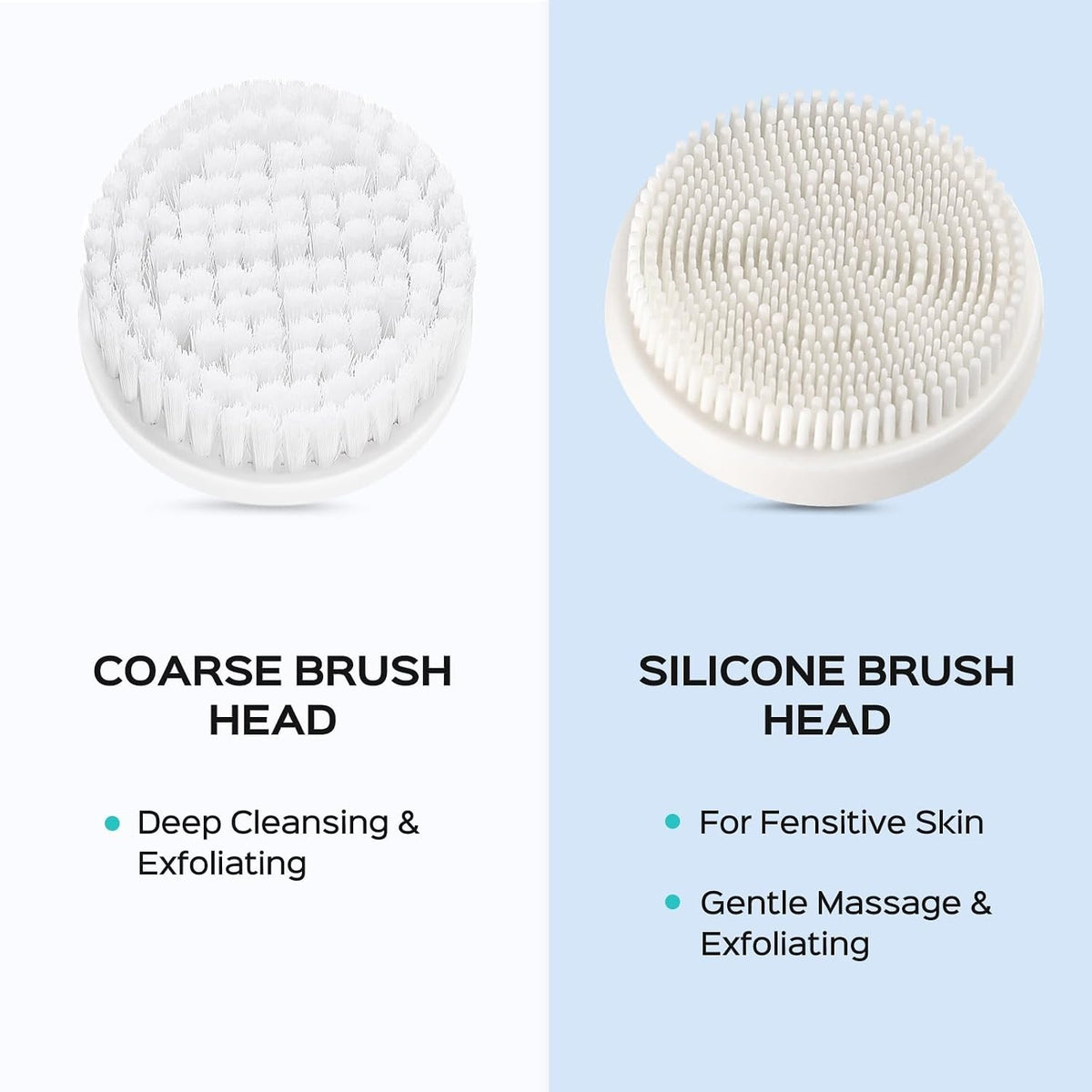 2-Speed Sonic Facial Brush Waterproof Rechargeable Exfoliator