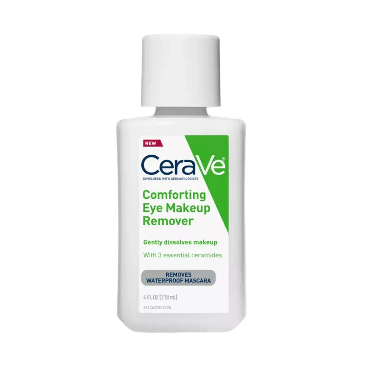 CeraVe Eye Makeup Remover with Ceramides - Gentle Waterproof Makeup Dissolver 4 Oz