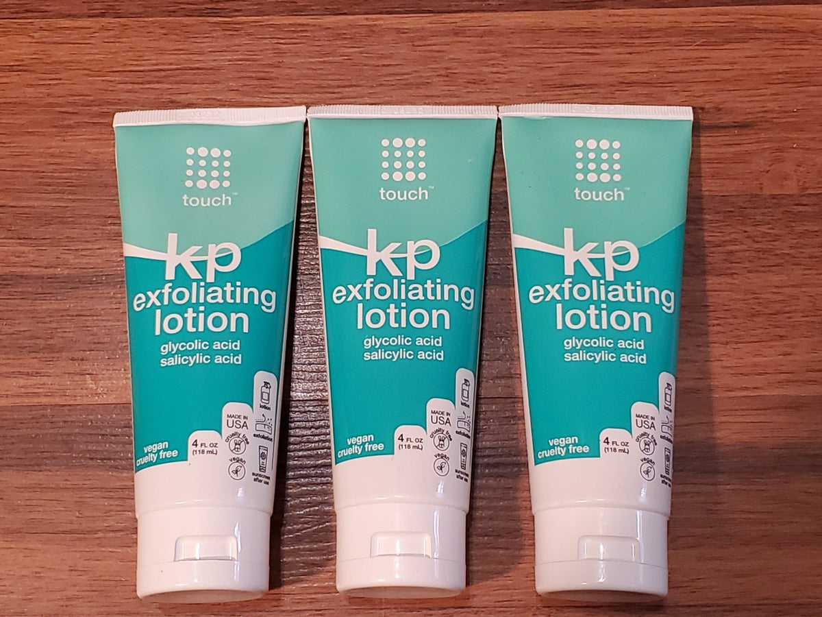 Lot of 3 KP Touch Keratosis Pilaris Exfoliating Lotion Glycolic