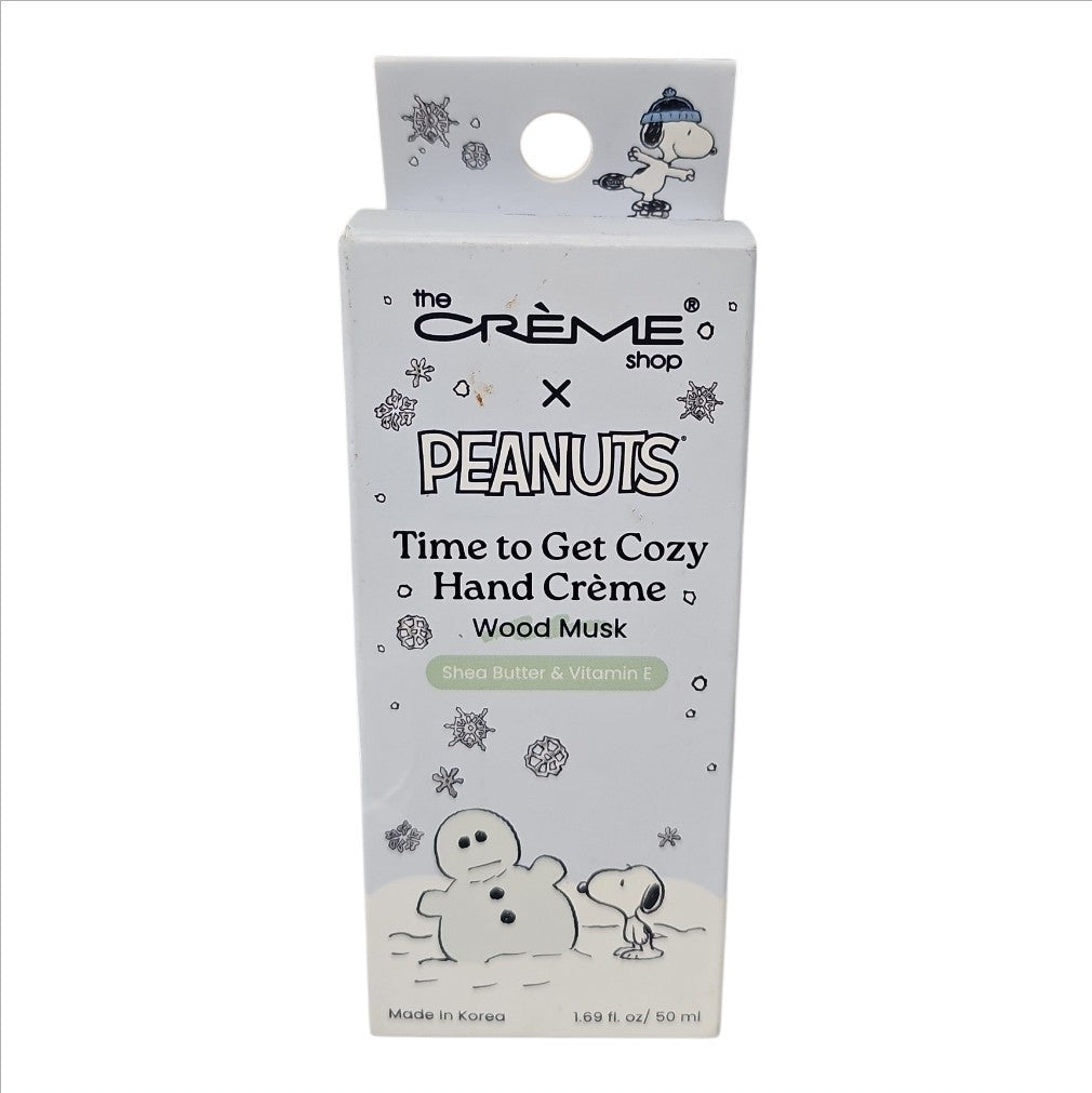 Peanuts Themed Hand Cream with Wood Musk Scent - 1.69 Fl Oz