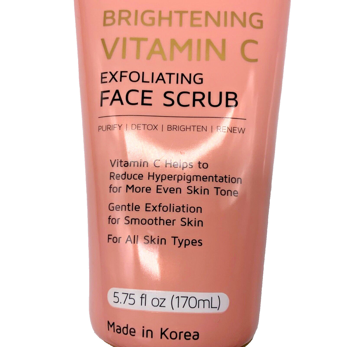 2x Precision Beauty Brightening Vitamin C Exfoliating Face Scrub