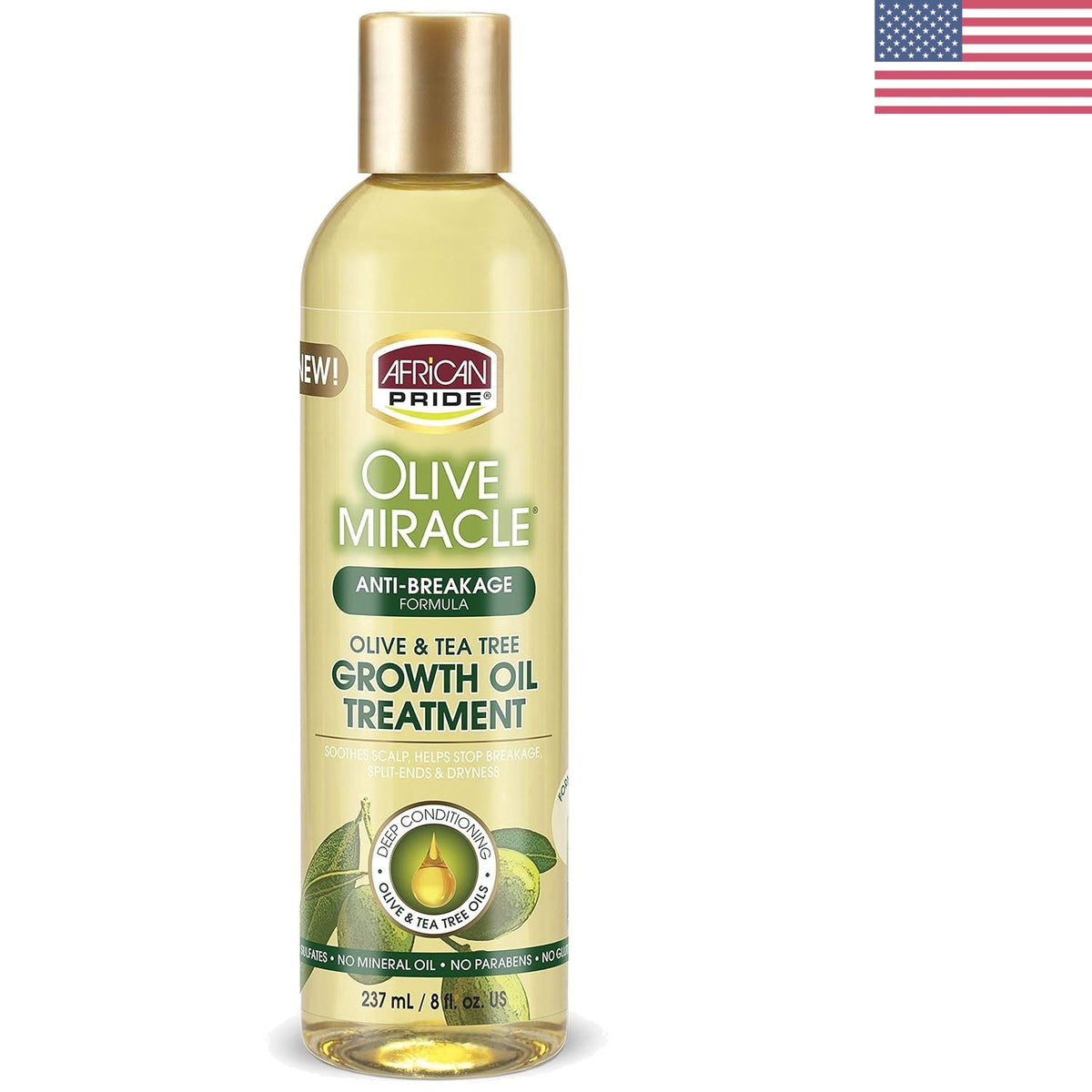 Olive Anti-Breakage Hair Oil, 8 fl oz