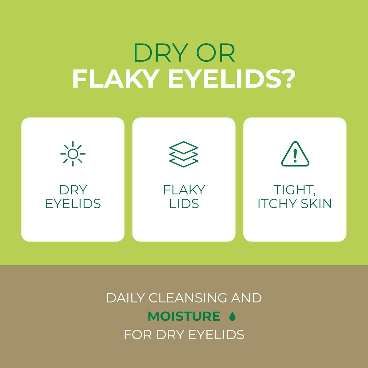 Eyelid & Lash Cleansing Wipes with Coconut & Tea Tree Oil for Demodex & Blepharitis