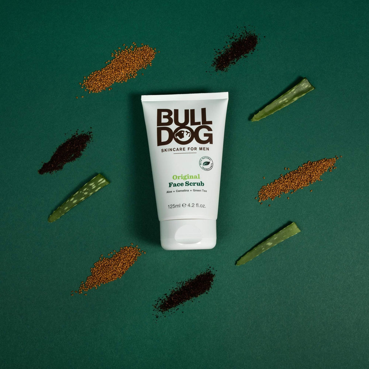 Bulldog Mens Skincare and Grooming Original Face Scrub, 4.2 Fluid
