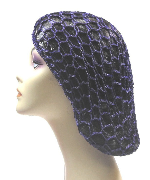 LOT OF 2 OR 12 HATS-- CROCHET SOFT RAYON HAT SNOOD HAIR NET ONE SIZE