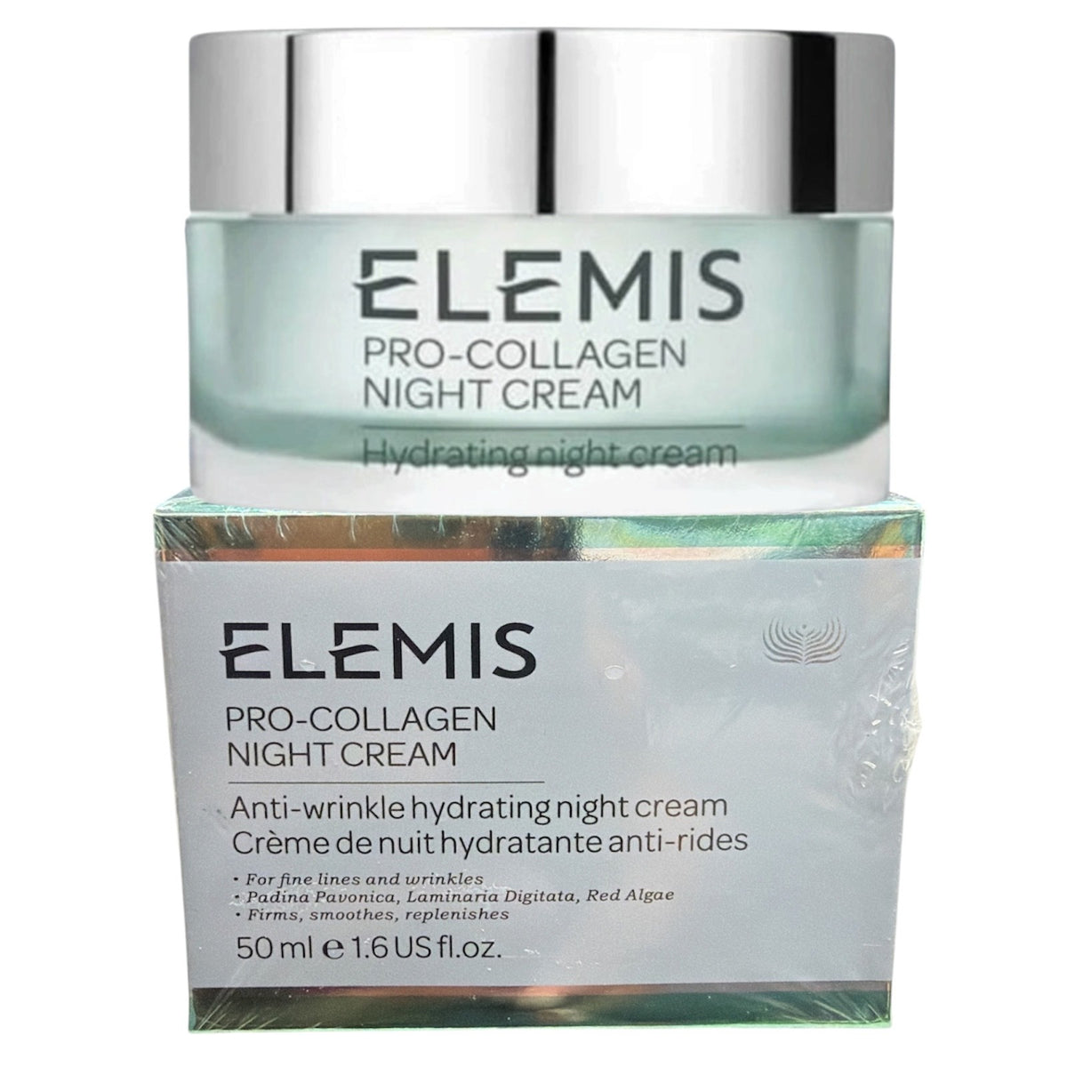 Elemis Pro-Collagen Anti-Wrinkle Night Cream 50ml - Hydrating & Firming