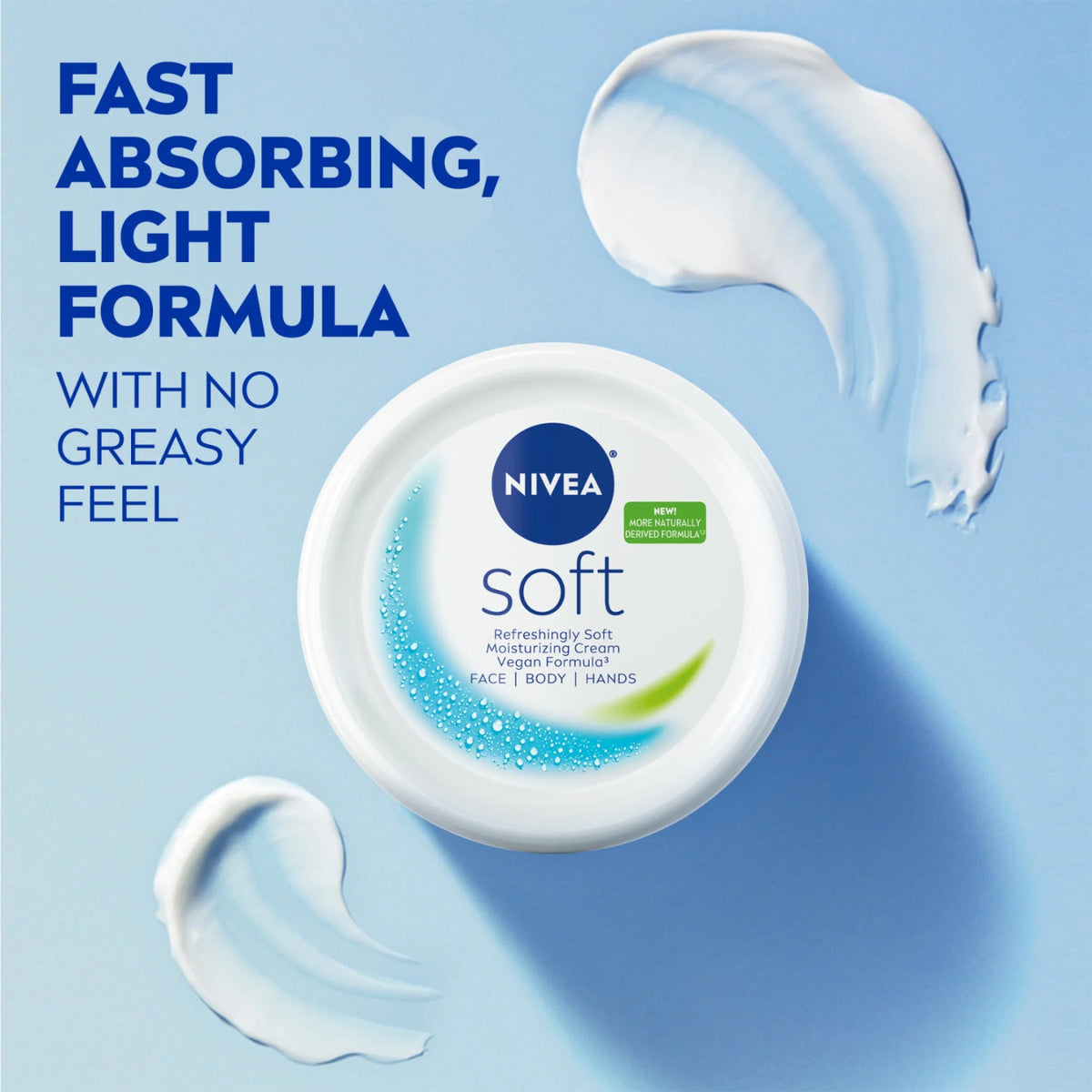 Nivea Soft Moisturizing Cream with Jojoba Oil & Vitamin E