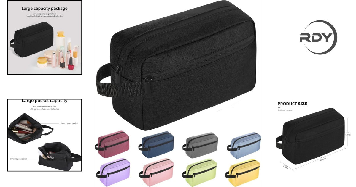 Lightweight Hanging Cosmetic Bag Travel Organizer with Waterproof Fabric