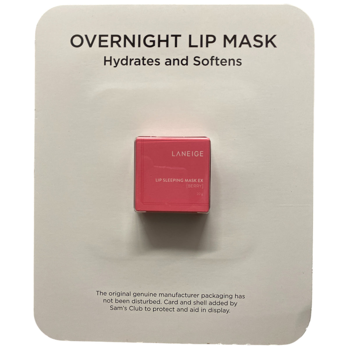 Lip Sleeping Mask with Coconut Oil & Shea Butter - Hydrating Night Lip Treatment