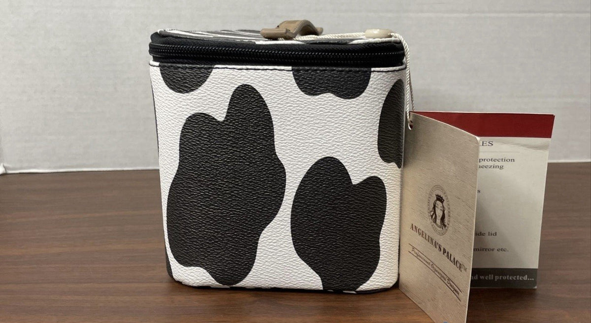 Angelina's Palace Cosmetic Case - Travel Makeup Organizer, Missing Bottles