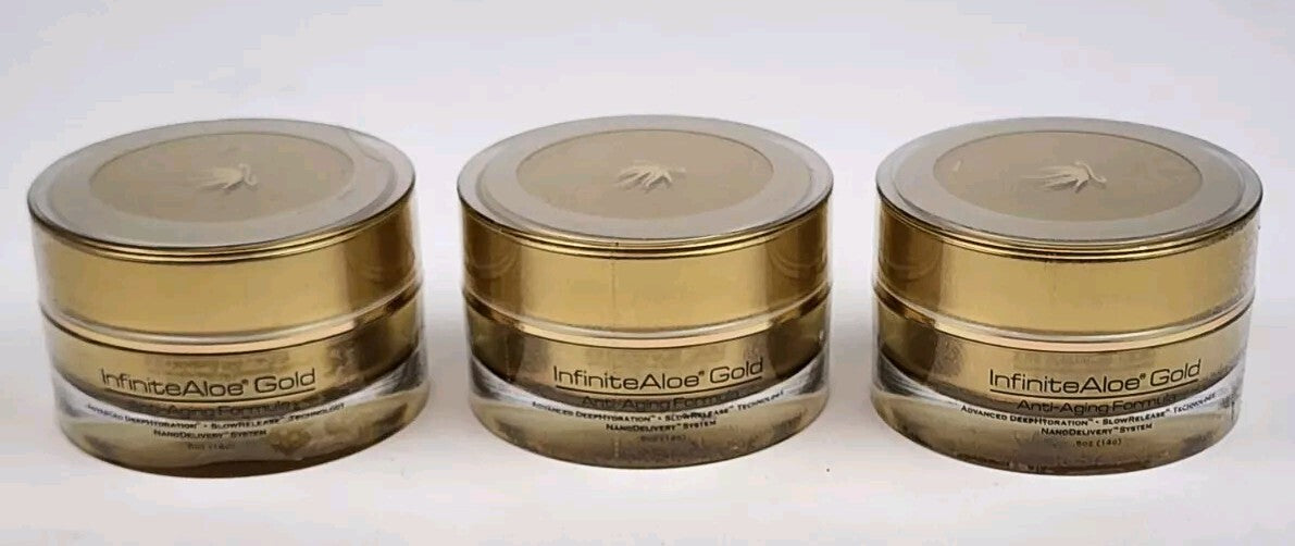 3 x Infinite Aloe Gold Anti-Aging Formula Slow Release Advanced