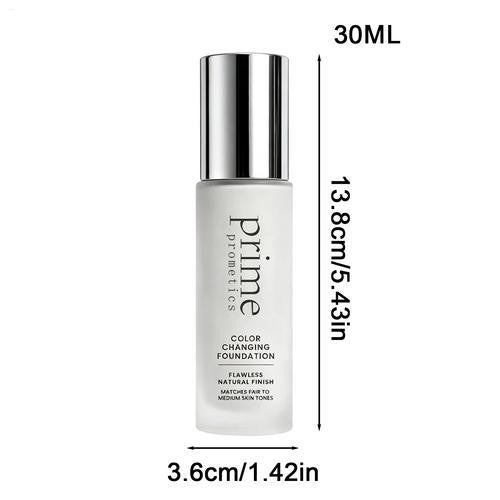 Color Changing Foundation for Mature Skin - 12-Hour Long Wear