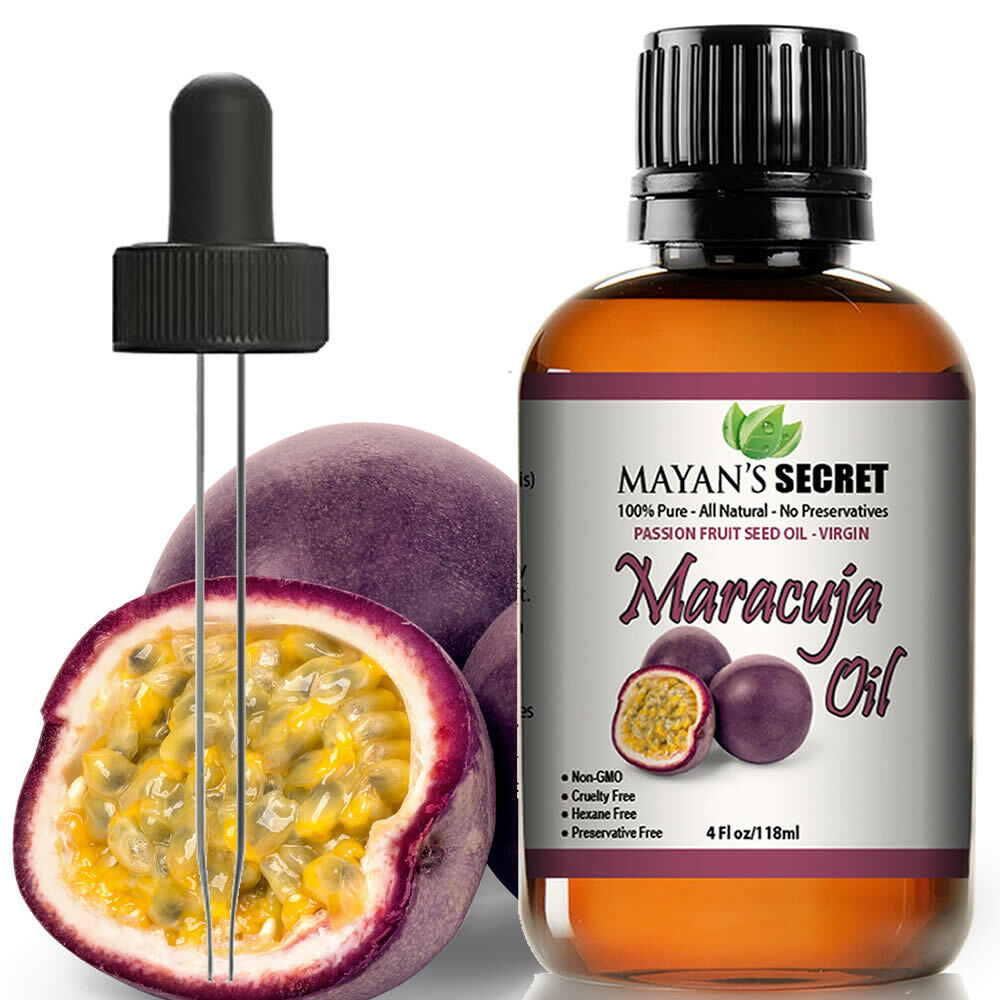 Maracuja Oil 4oz Cold Pressed Passion Fruit Seed Oil