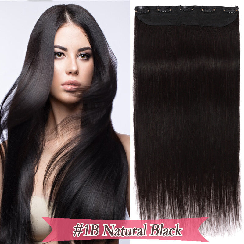 Remy Human Hair Clip-In Extensions 3/4 Full Head Natural Styles 16-20 Inches