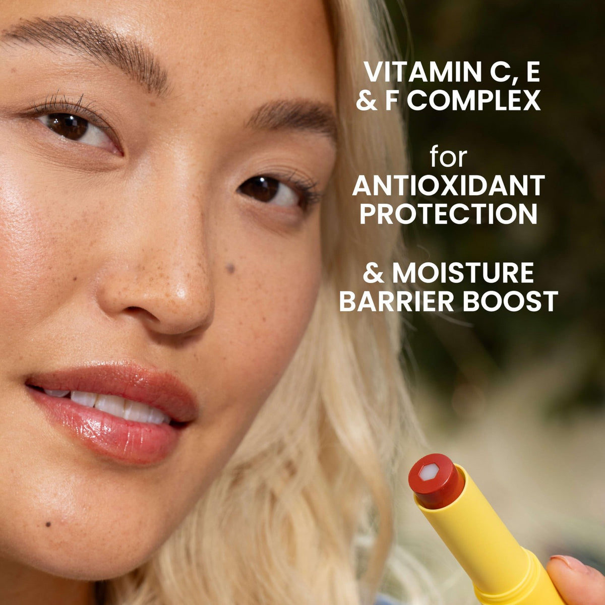 Tinted Lip Balm with Shea Butter & Vitamins - Mauve, 0.16 oz