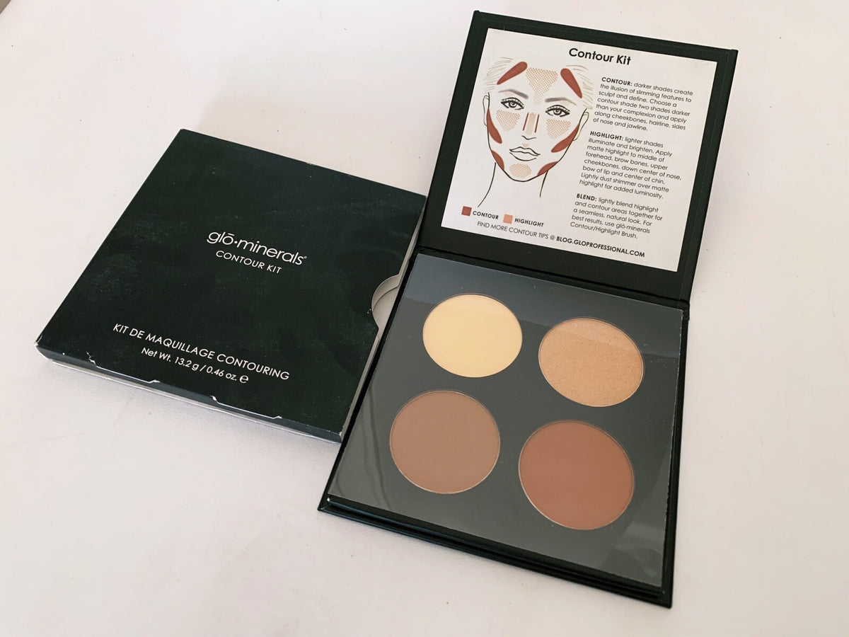 GloMinerals Contour Kit Medium to Dark | Highlight & Contour Makeup Set
