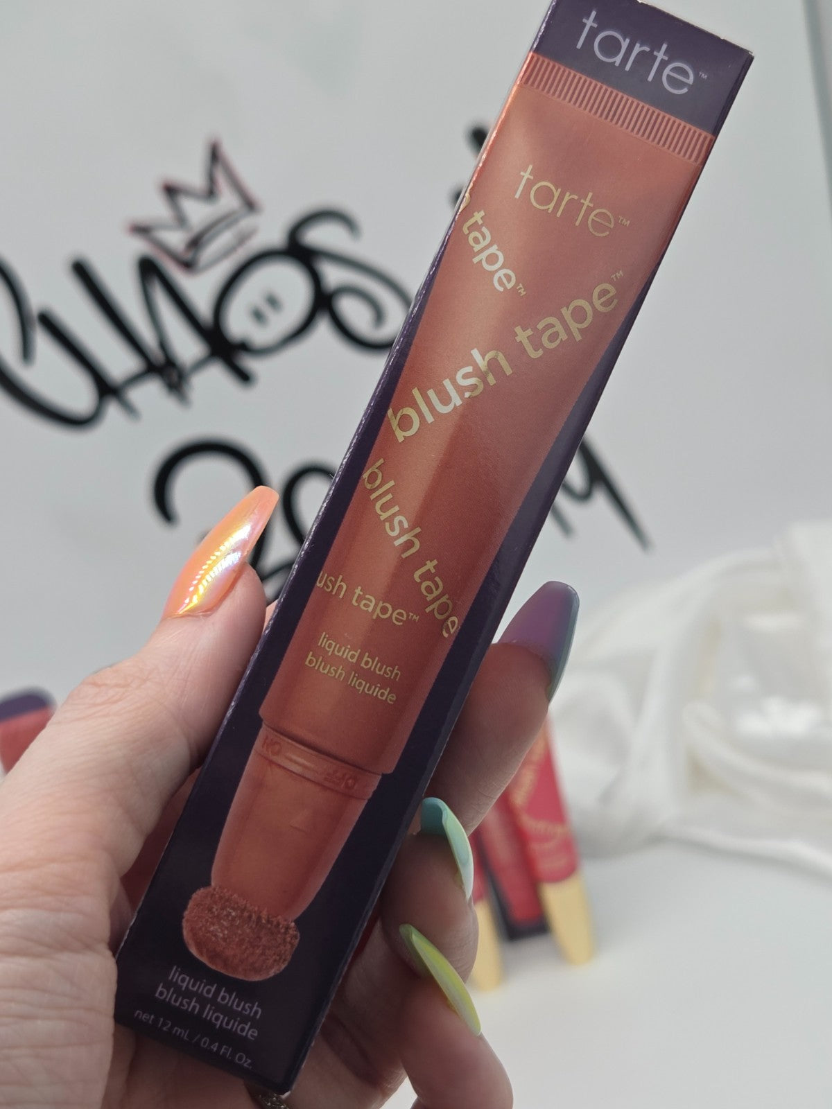 Liquid Blush Tape Full Size – 0.4 oz / 11.3 g (Shade Conf. Varies)