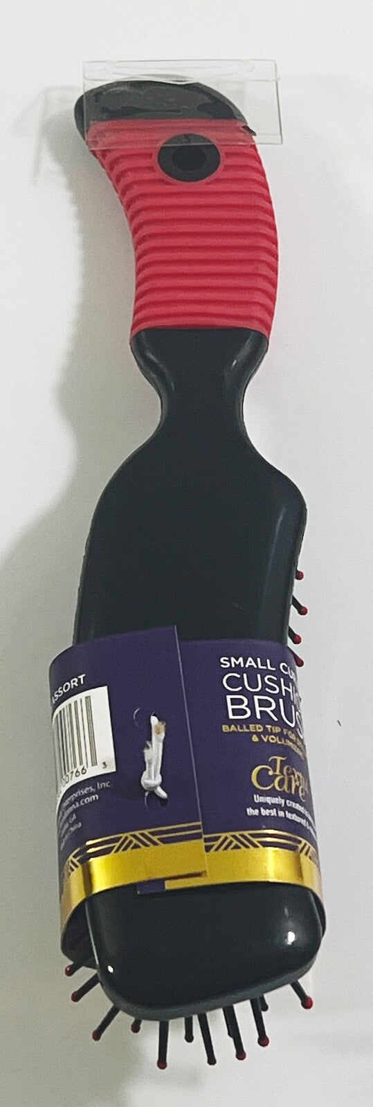 Small Red Curved Cushion Brush - Donna Collection