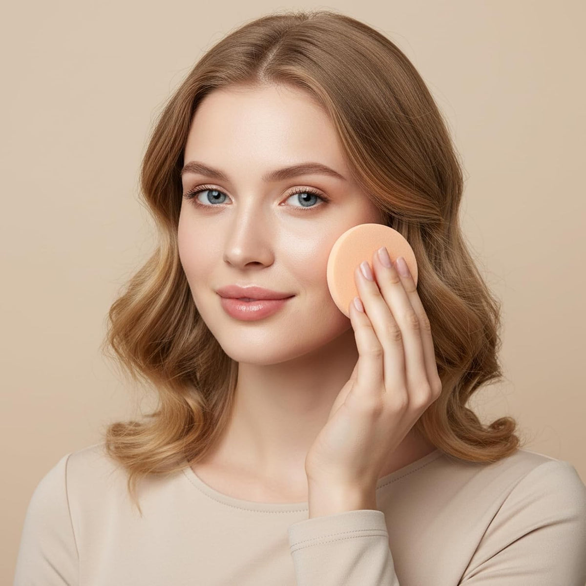 12 Pcs Reusable Makeup Sponges for Liquid Foundation and Blending