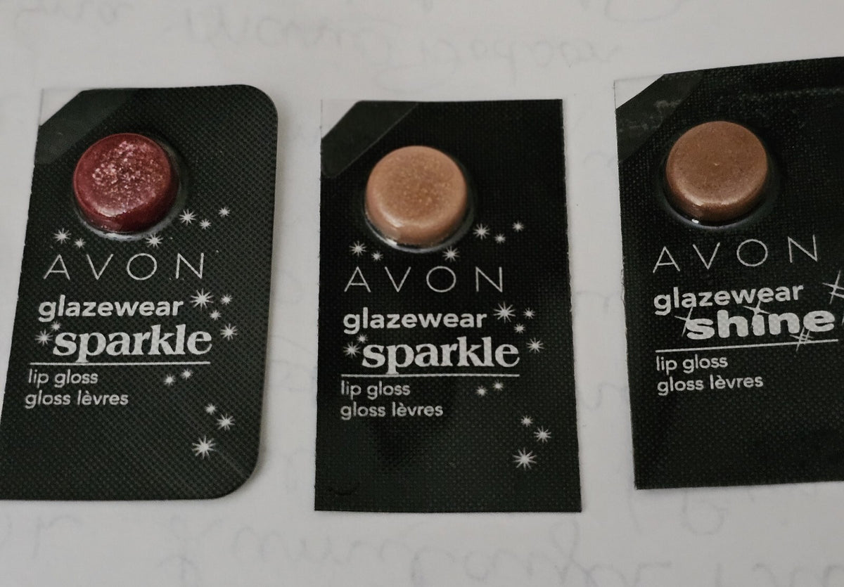 Lip Gloss Samples Set - Assorted Avon Glazewear Variety Pack