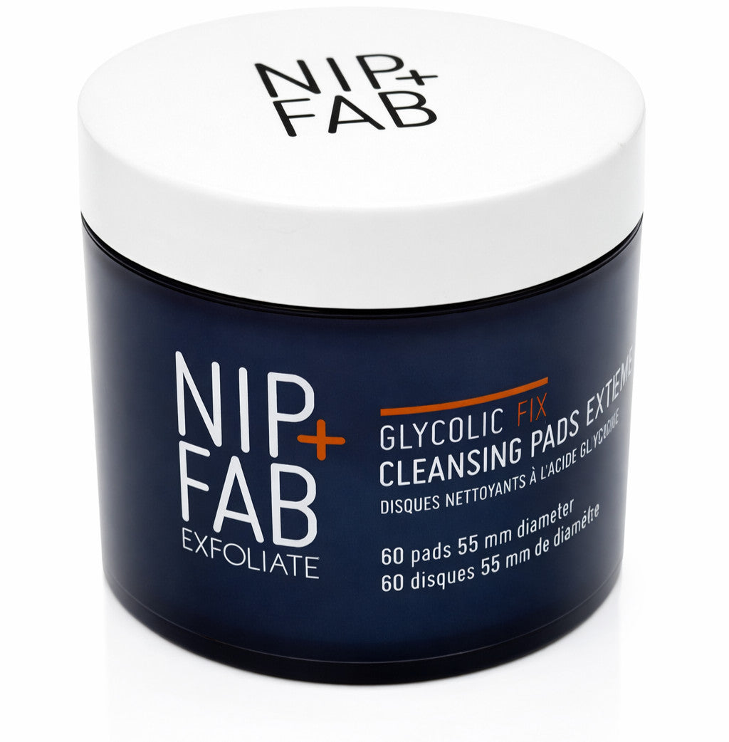 NIP + FAB Glycolic Fix Pads Extreme Night Cleanser Hyaluronic Bundle