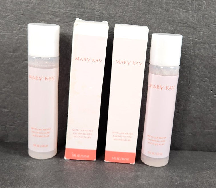 Micellar Cleansing Water Set - 2 Full Size 5 Fl Oz Makeup Removers