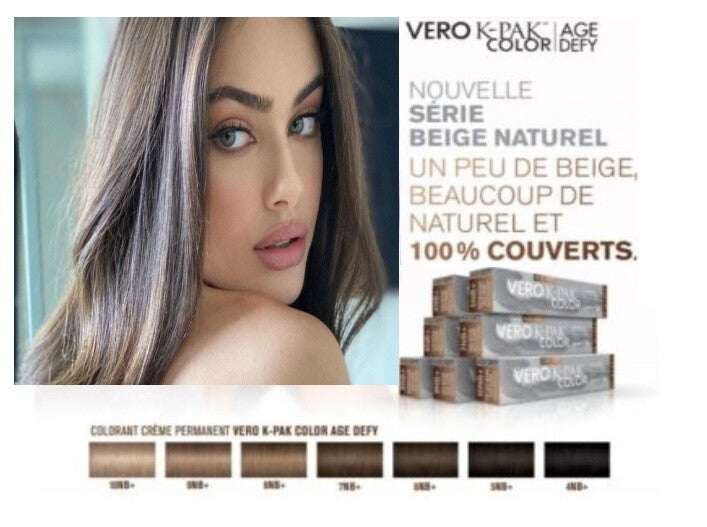 Vero K-PAK Age Defy Permanent Creme Hair Color 2.5oz