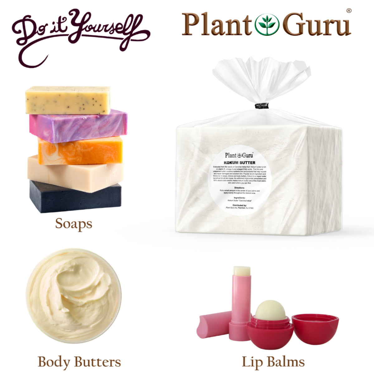 Raw Kokum Butter 32 oz. / 2 lbs. 100% Pure Natural Organic Cold