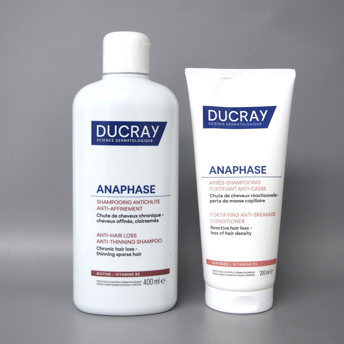 Ducray Anaphase+ Hair Loss Shampoo & Conditioner Set 400ml+200ml